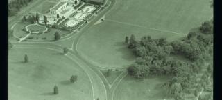 Undated aerial view of Cheesman Park in Denver.