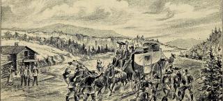 Robbing a Buckskin Coach
