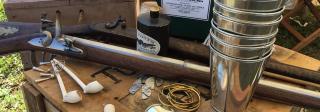 Photo of historical Fort Vasquez artifacts