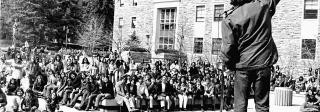 UMAS protest on the University of Colorado Boulder campus