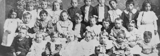 About 26 young boys and girls gathered.