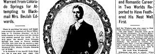 A newspaper article about Harry Silverberg, a.k.a. J. Coleman Drayton, with the headline "Bogus J. Coleman Drayton"
