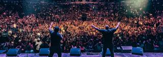 Tag Team electrifies an arena crowd