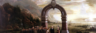 Admission of Colorado to the Union by Joseph Hitchins, oil on canvas 1884