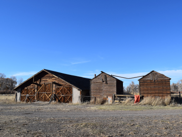 A photo of the García/Espinosa/Garland Ranch Headquarters near Antonito
