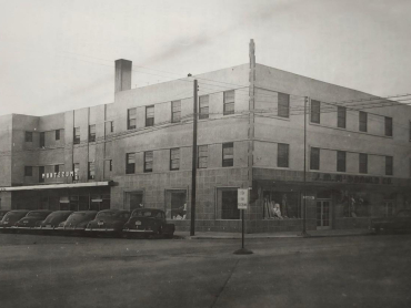Historic photo of the Montezuma Apartments in Kit Carson County.