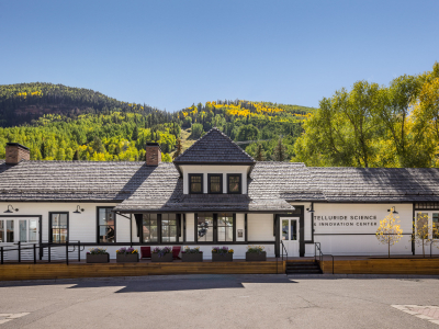 Exterior of Telluride Science and Innovation Center.