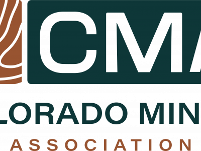 Logo of the Colorado Mining Association.