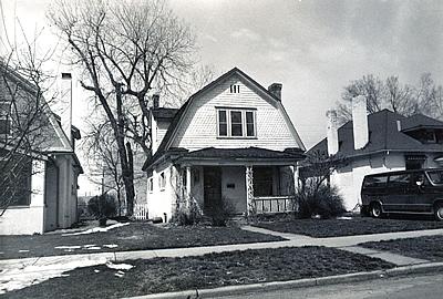Dutch Colonial Revival style house in Denver.